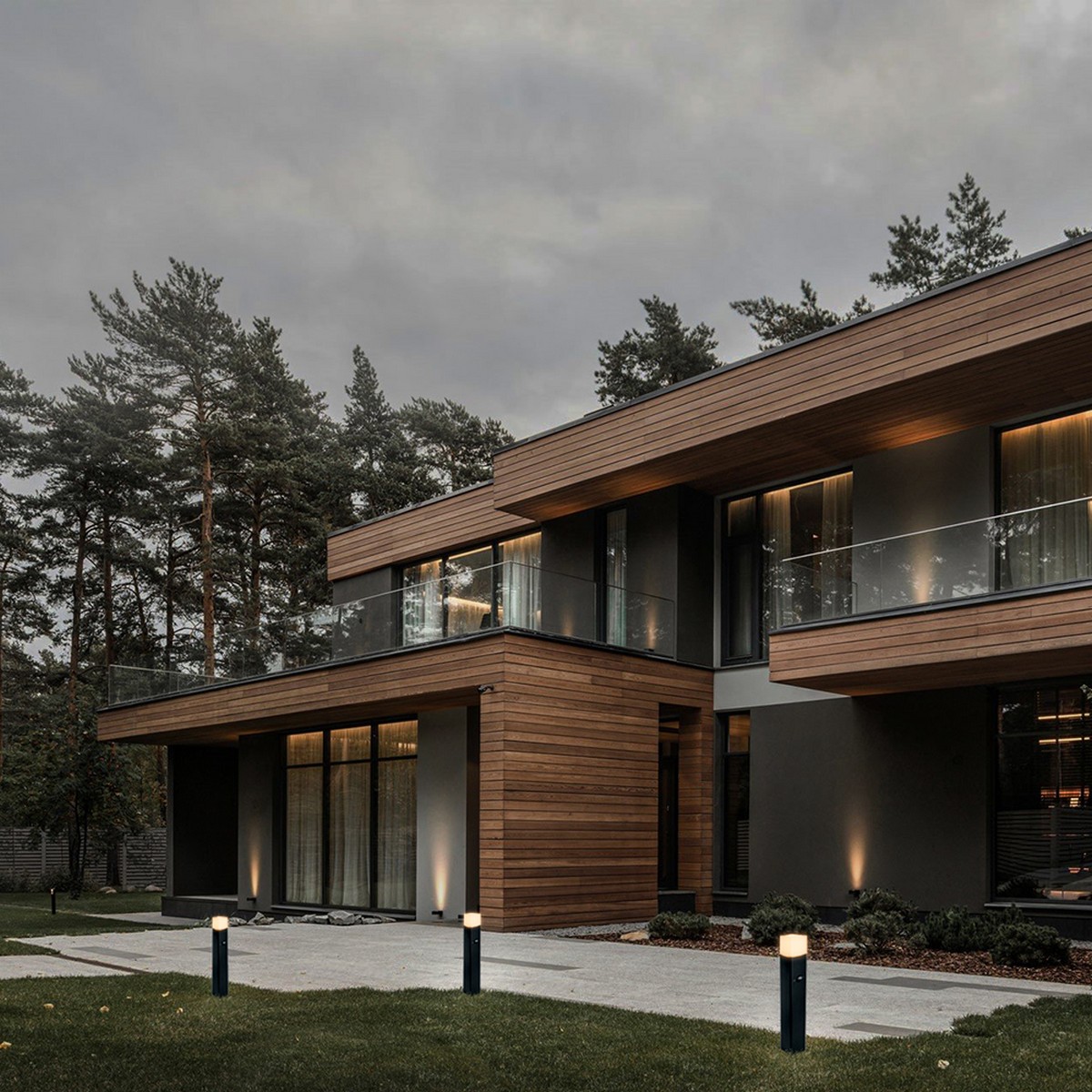 Уличные светильники столб Светильник садово-парковый FERON DH0207 10W черный 11683 