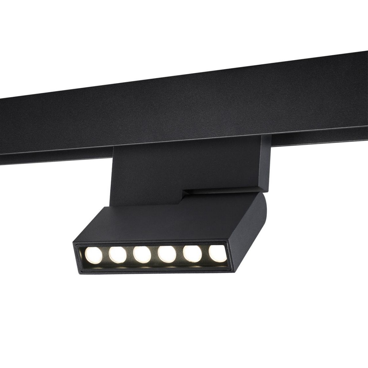 Трековые светодиодные светильники Трековый светильник для низковольтного шинопровода диммируемый  со сменой цв. температур NOVOTECH 358628 FLUM 