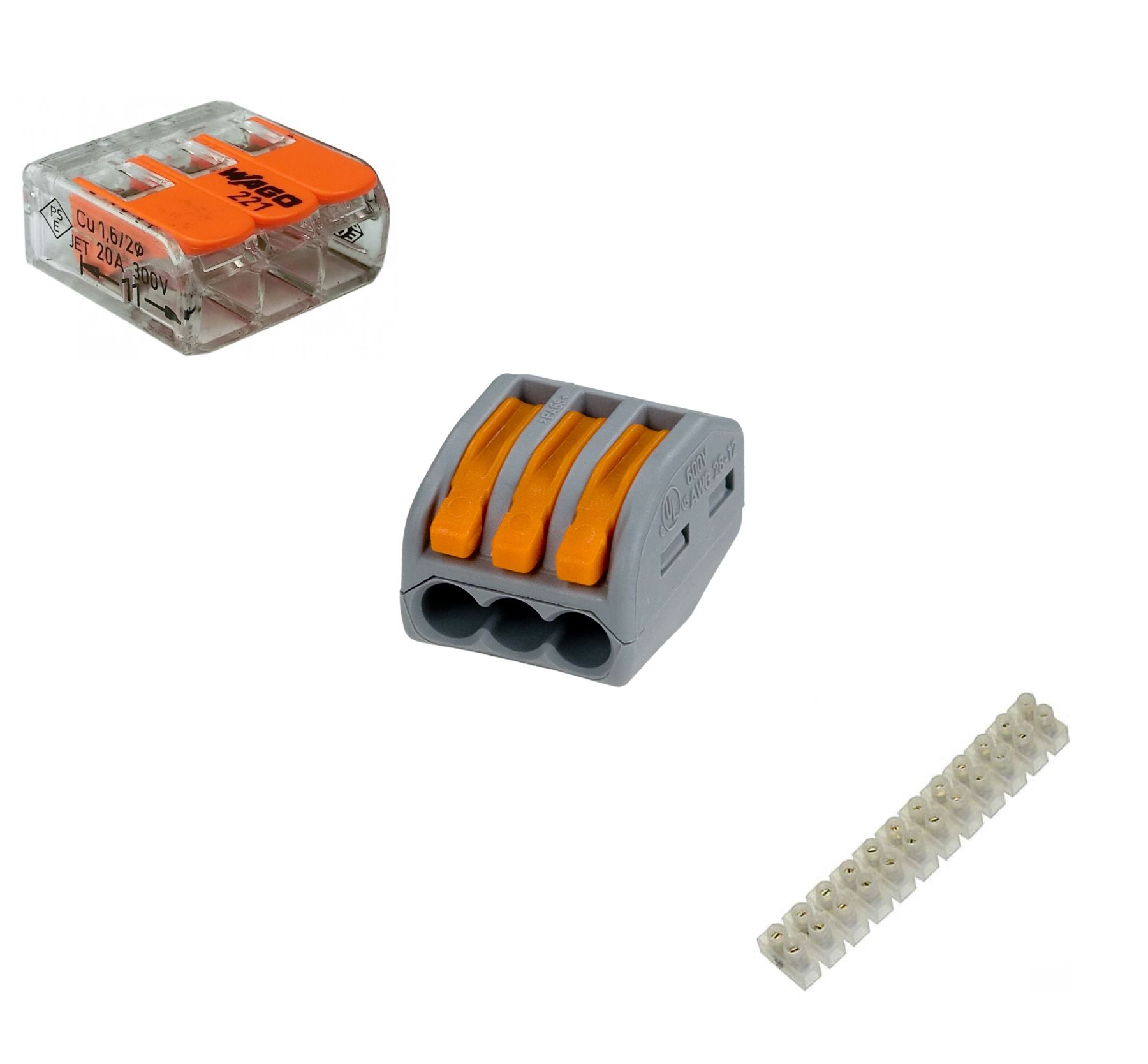 Клеммники. WAGO, термоусадочные гильзы