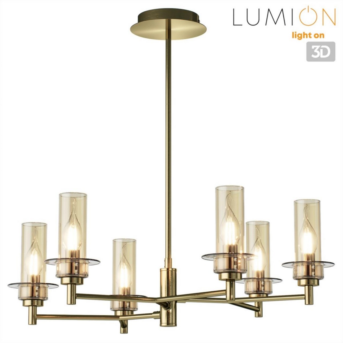 Люстры Люстра потолочная LUMION 6554/6C MADONNA 