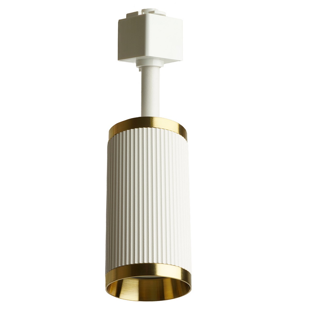 Трековые светодиодные светильники Светильник Feron AL174 трековый под лампу GU10 белый античное золото 48693 