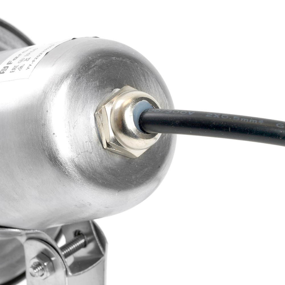 Светодиодные ландшафтные светильники Светодиодный прожектор подводный Feron LL-822 3W AC24V RGB металлик IP68 48467 