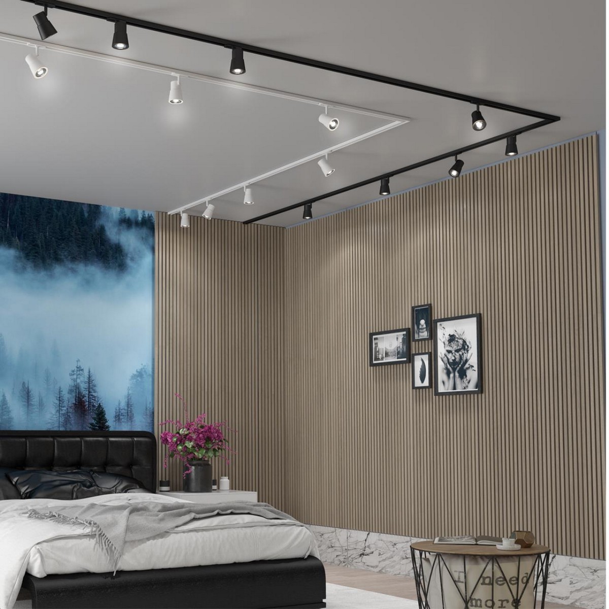 Трековые светодиодные светильники Светильник трековый для однофазного двухжильного шинопровода NOVOTECH 370932 MOLO 