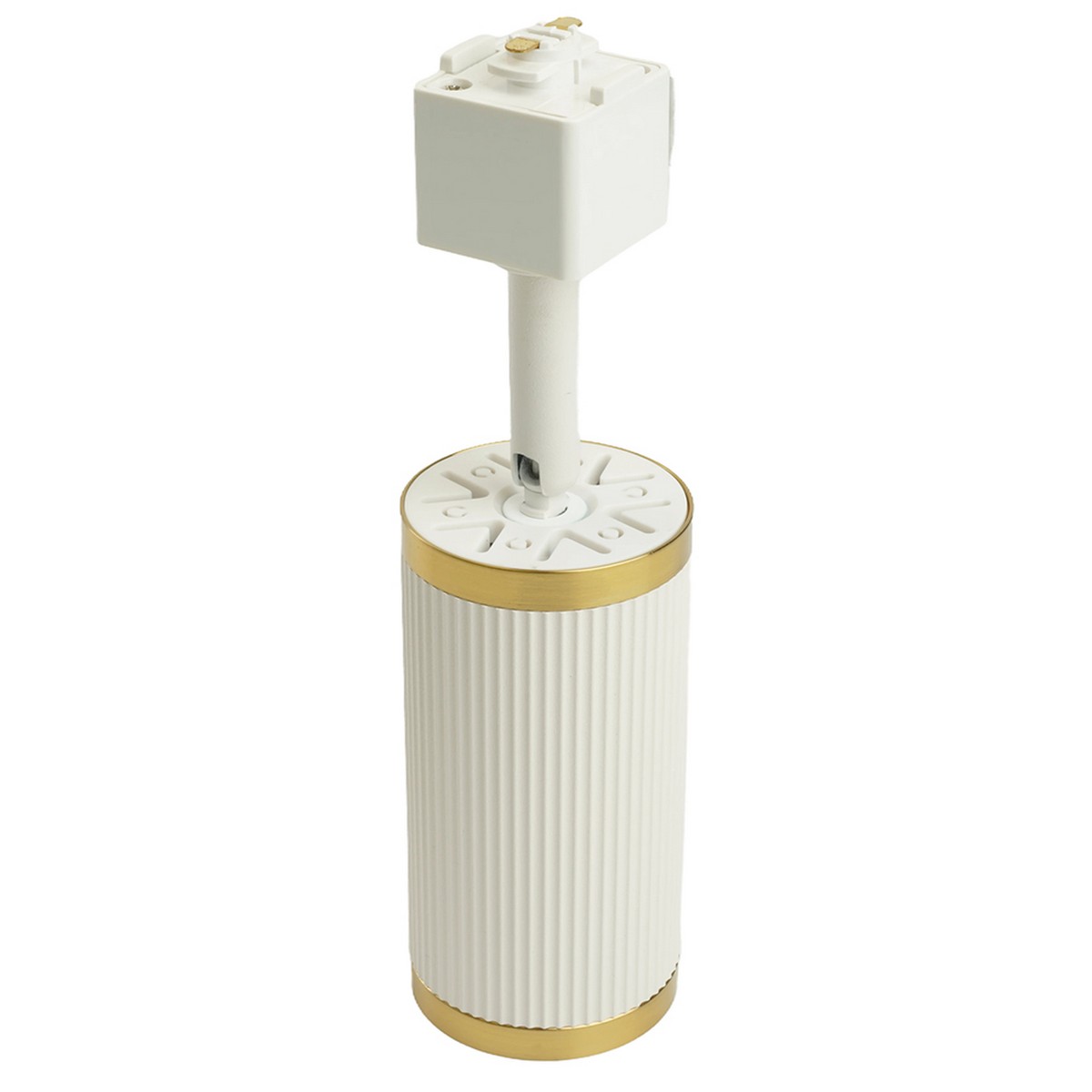 Трековые светодиодные светильники Светильник Feron AL174 трековый под лампу GU10 белый античное золото 48693 