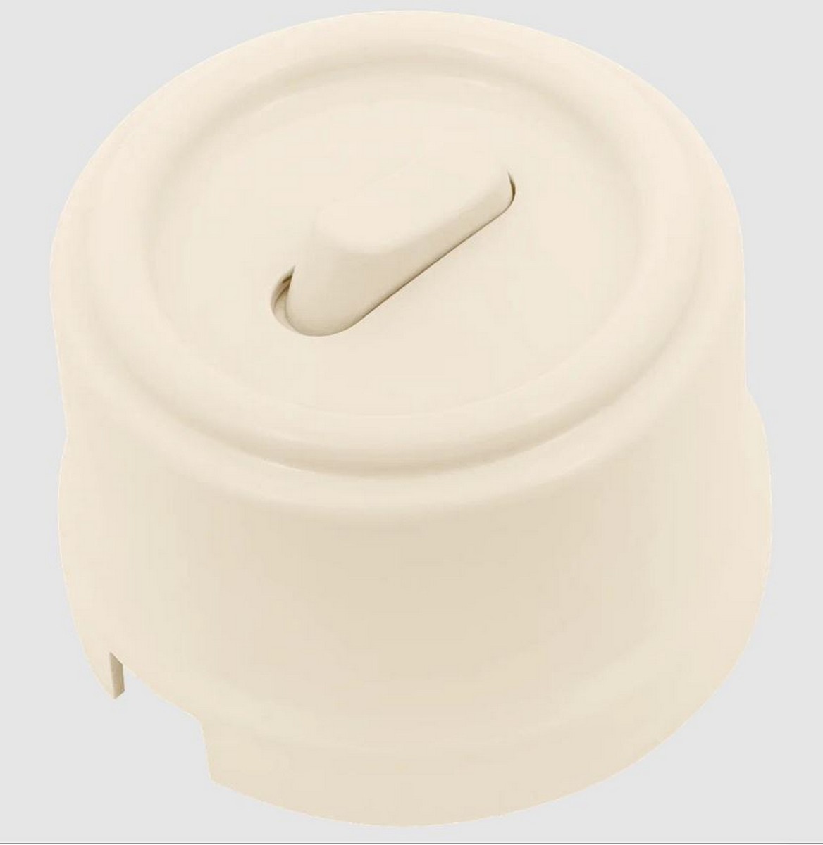 Bironi Лизетта - Ретро розетки и выключатели Выключатель BIRONI Лизетта Пластик Песочное золото 1-кл (клавишный) B1-220-24