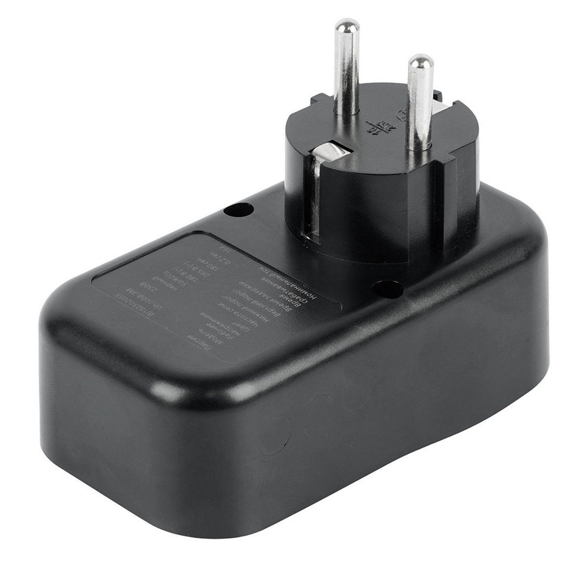 Реле напряжения и контроля фаз Реле напряжения для розетки STEKKER VP-100B-3M, 230В,16A,черный 50688 