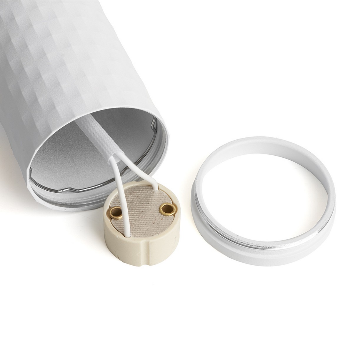 Светильники споты светодиодные Светильник спот потолочный Feron ML187 Barrel PIXEL GU10 белый 48654 