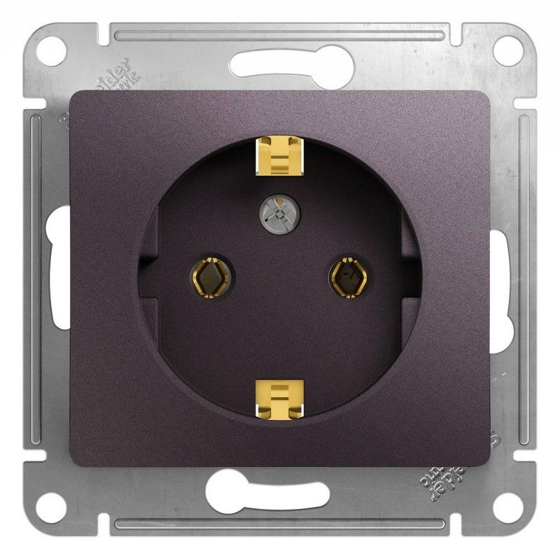 Glossa Сиреневый туман Розетка Systeme Electric Glossa Сиреневый туман с-з GSL001443