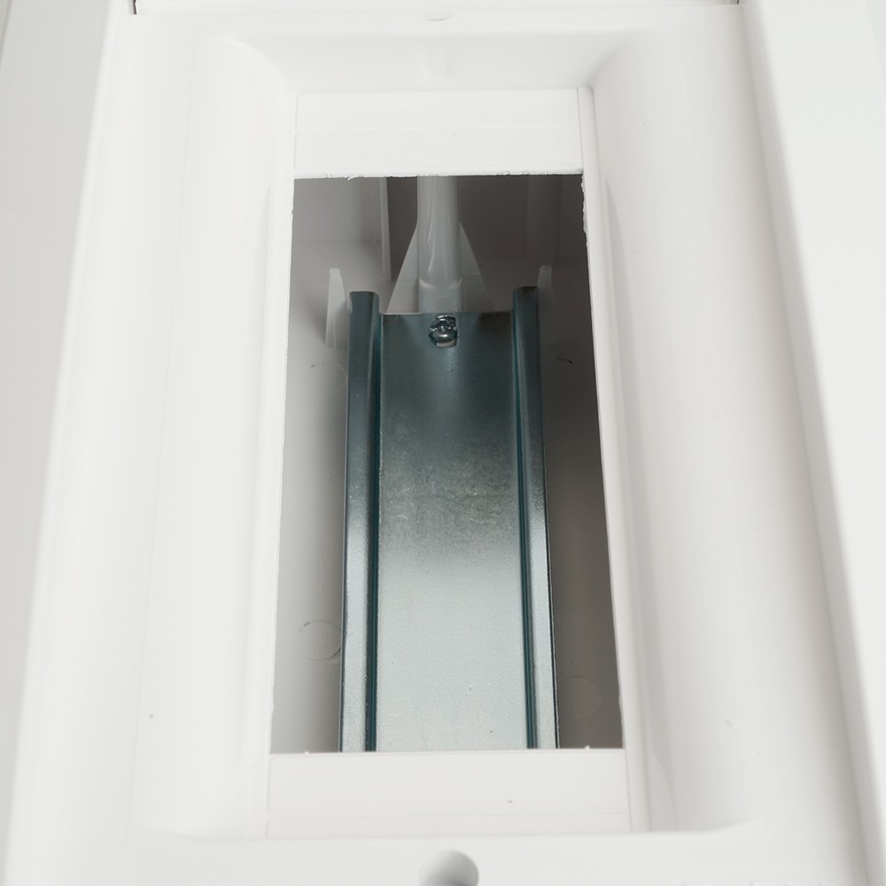 Пластиковые боксы и щиты Stekker Бокс настенный STEKKER EBX50-3/08-20 8 модулей белый пластик серия Standart 49643