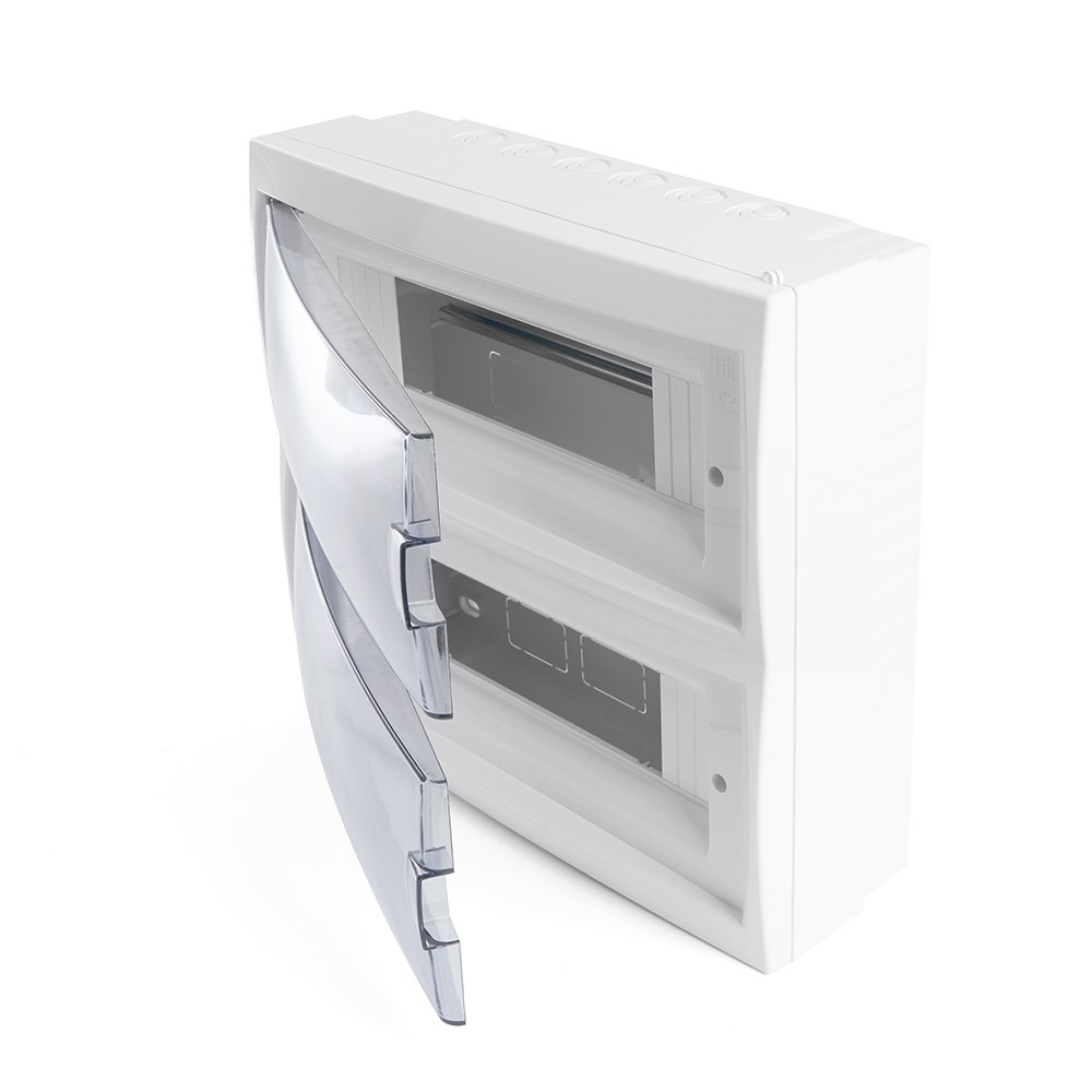 Пластиковые боксы и щиты Stekker Бокс настенный STEKKER EBX50-3/24-20 24 модуля, пластик, серия Standart 39649